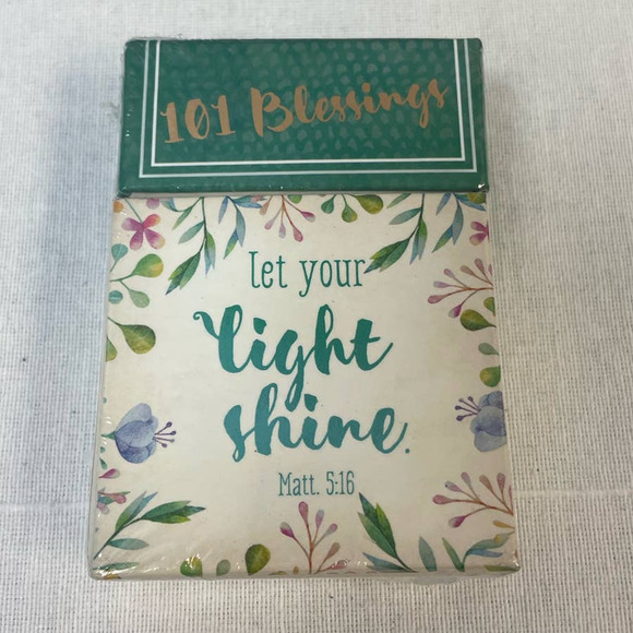 New 101 Messages to Encourage & Inspire Let Your Light Shine Bible Verse Cards - Picture 1 of 3
